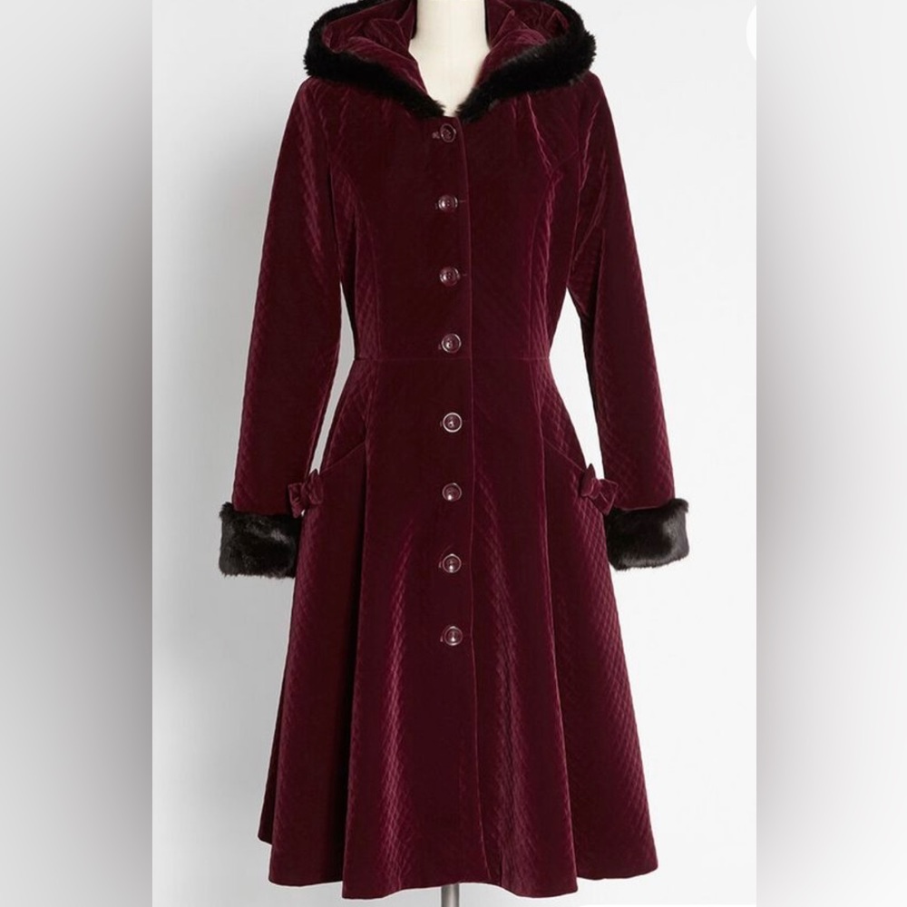 Quilt While You’re Ahead velvet coat